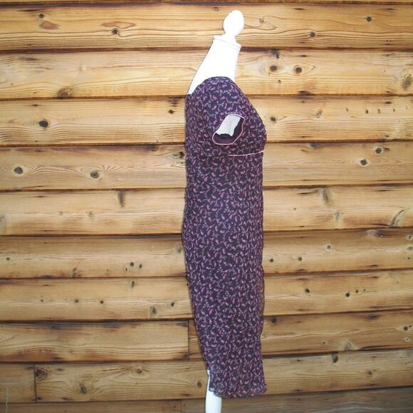 Vintage 90s Purple Dress - Picture 3 of 7